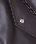 Loro Piana Johnie Bomber Brown Leather Jacket | Trendy Leather Jackets