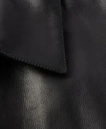 Loro Piana Yabu Full Grain Black Leather Jacket | Trendy Leather Jackets
