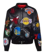 Los Angeles Lakers NBA Collage Leather Jacket | Trendy Leather Jackets