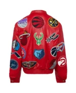 Los Angeles Lakers NBA Collage Leather Jacket | Trendy Leather Jackets