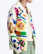 Love Island UK S011 Munveer Jabbal Printed Jacket | Trendy Leather Jackets