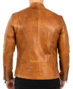 Maceoo Brown Leather Motorcycle jacket | Trendy Leather Jackets