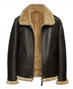 Men Aviator Flight Sheepskin Leather Jacket | Trendy Leather Jackets