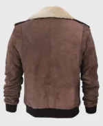 Men Brown Shearling G1 Bomber Jacket | Trendy Leather Jackets