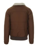 Men’s 1970s Ski Fur Collar Puffer Jacket | Trendy Leather Jackets