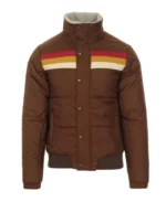 Men’s 1970s Ski Fur Collar Puffer Jacket | Trendy Leather Jackets