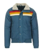 Men’s 1970s Ski Fur Collar Puffer Jacket | Trendy Leather Jackets