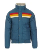 Men’s 1970s Ski Fur Collar Puffer Jacket | Trendy Leather Jackets