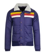 Men’s 1970s Ski Fur Collar Puffer Jacket | Trendy Leather Jackets
