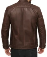 Men’s Lambskin Chocolate Brown Biker Leather Jacket | Trendy Leather Jackets