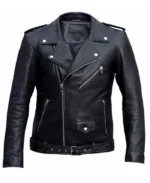 Men’s Stylish Black Leather Biker Jacket | Trendy Leather Jackets