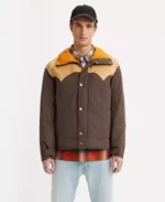 Men’s Western Style Puffer Jacket | Trendy Leather Jackets