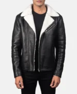 Men's Alberto Shearling Leather Jacket | Trendy Leather Jackets