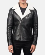 Men's Alberto Shearling Leather Jacket | Trendy Leather Jackets