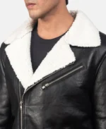 Men's Alberto Shearling Leather Jacket | Trendy Leather Jackets