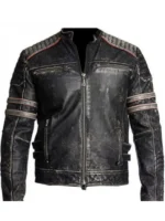 Men's Antique Distressed Biker Leather Jacket | Trendy Leather Jackets
