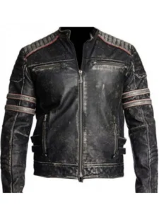 Men's Antique Distressed Biker Leather Jacket | Trendy Leather Jackets