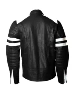 Men's Black and White Leather Jacket | Trendy Leather Jackets