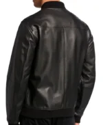 Men's Black Bomber Leather Jacket | Trendy Leather Jackets