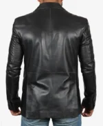 Men's Black Leather Blazer Jacket | Trendy Leather Jackets