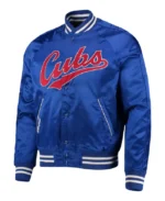 Men's Chicago Cubs Polo Raglan Jacket | Trendy Leather Jackets