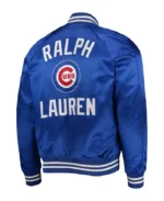 Men's Chicago Cubs Polo Raglan Jacket | Trendy Leather Jackets