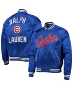 Men's Chicago Cubs Polo Raglan Jacket | Trendy Leather Jackets