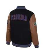 Men's Colosseum Black Florida Gators Letterman Varsity Jacket | Trendy Leather Jackets