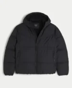 Men's Faux Fur-Lined Puffer Jacket | Trendy Leather Jackets
