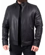 Mens Genuine Leather Biker Jacket | Trendy Leather Jackets