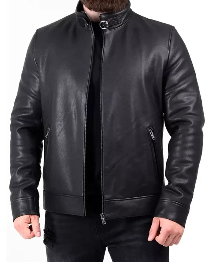 Mens Genuine Leather Biker Jacket | Trendy Leather Jackets