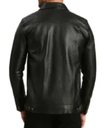 Men's Holland Black Leather Trucker Jacket | Trendy Leather Jackets