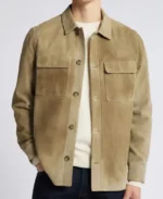 Men's Kingsley Felt shirt Suede Jacket | Trendy Leather Jackets