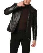 Men's Lambskin Lightweight Black Leather Jacket | Trendy Leather Jackets