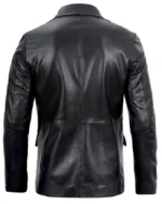 Men's Real Lambskin Black Leather Blazer Jacket | Trendy Leather Jackets