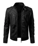 Men's Retro Black Leather Jacket | Trendy Leather Jackets