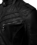 Men's Retro Black Leather Jacket | Trendy Leather Jackets