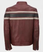Men's Retro Red Waxed Vintage Leather Jacket | Trendy Leather Jackets