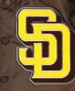Men's San Diego Padres Pro Standard Mash Up Satin Jacket | Trendy Leather Jackets