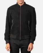 Men's Shane Bomber Suede Jacket | Trendy Leather Jackets