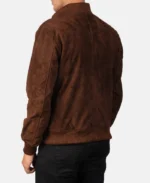 Men's Shane Bomber Suede Jacket | Trendy Leather Jackets