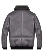 Men's Shearling Grey Sheepskin B2 Leather Jacket | Trendy Leather Jackets
