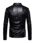 Men's Shiner Black Leather Biker Jacket | Trendy Leather Jackets