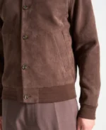 Men's Suede Bomber Brown Jacket | Trendy Leather Jackets