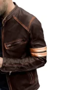 Men's Vintage Distressed Black Biker Leather Jacket | Trendy Leather Jackets