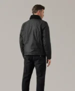 Men's Waxed Cotton Convoy Bomber Jacket | Trendy Leather Jackets