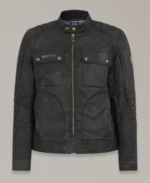 Men's Waxed Cotton Roberts Motorcycle Jacket | Trendy Leather Jackets