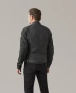 Men's Waxed Cotton Roberts Motorcycle Jacket | Trendy Leather Jackets