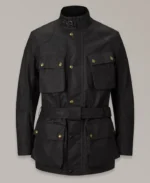 Men's Waxed Cotton Trial Master Motorcycle Jacket | Trendy Leather Jackets