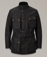 Men's Waxed Cotton Trial Master Motorcycle Jacket | Trendy Leather Jackets